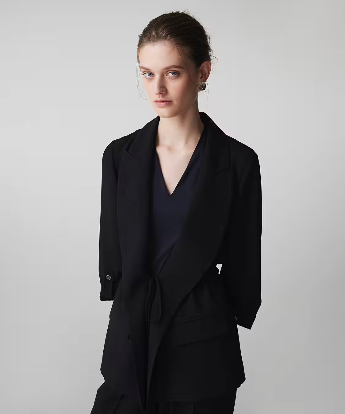 Belden Bağlamalı Blazer