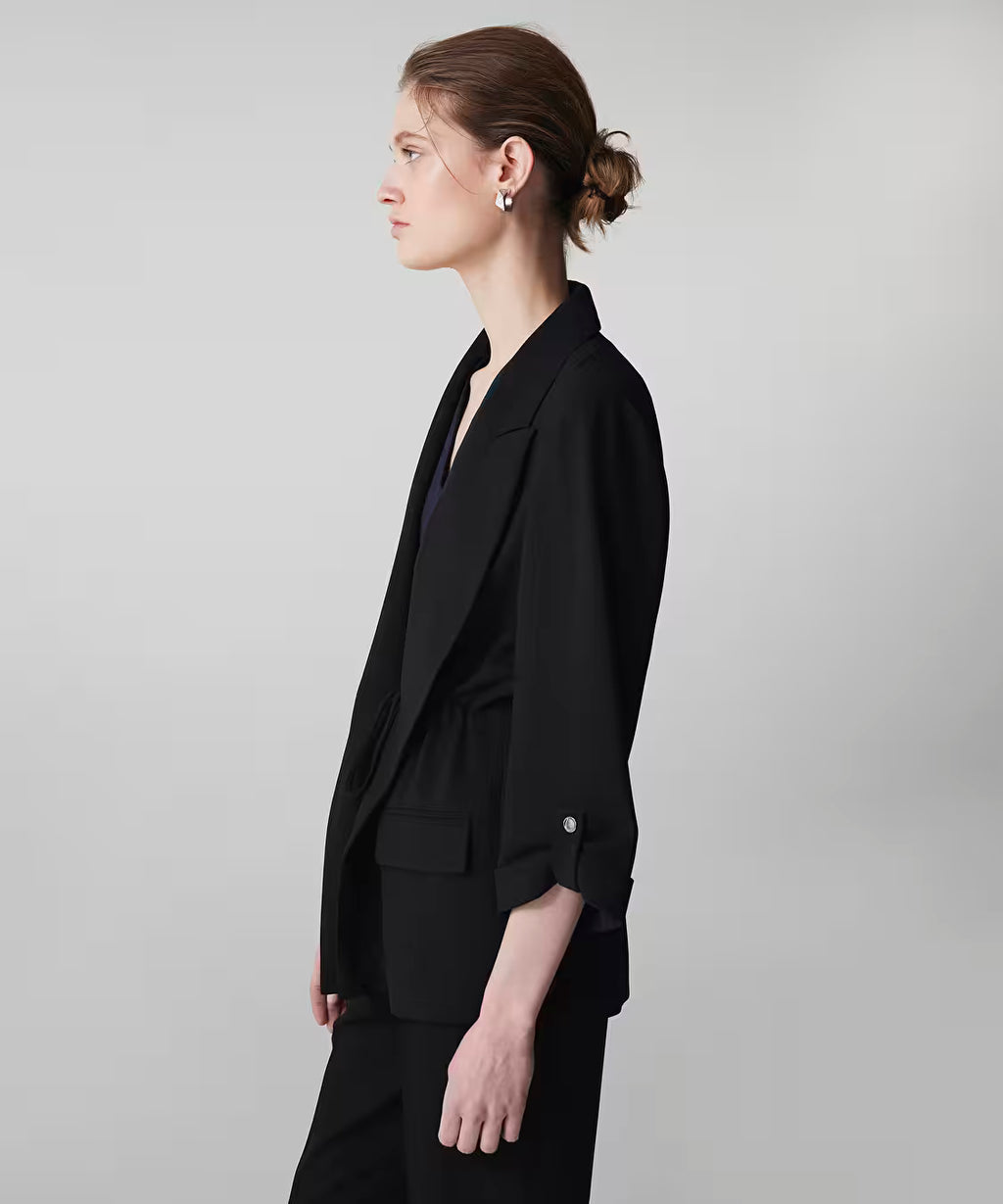 Belden Bağlamalı Blazer