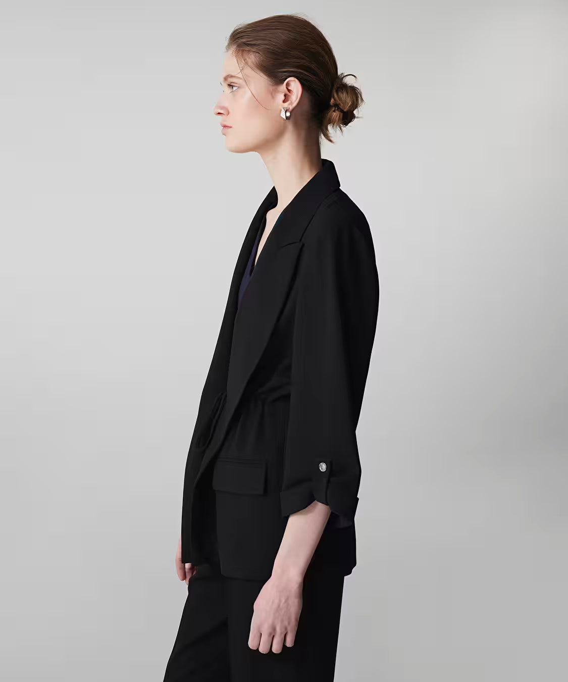 Belden Bağlamalı Blazer